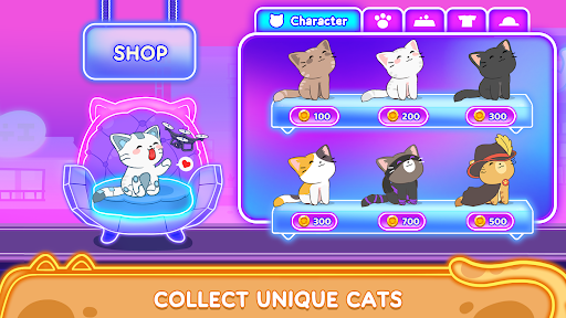 Cat Dash: Cute Cat Music Game ekran görüntüsü