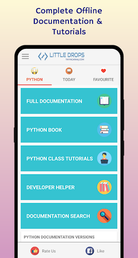 Python Documentation ekran görüntüsü