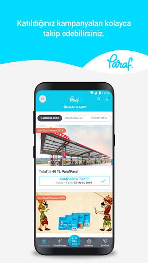 Paraf Mobil ekran görüntüsü