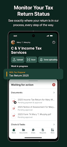 C & V Income Tax Services ekran görüntüsü