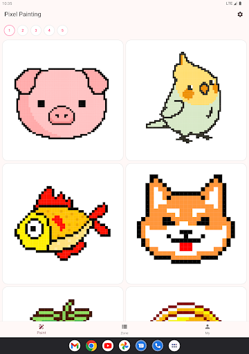Pixel sanatı ekran görüntüsü
