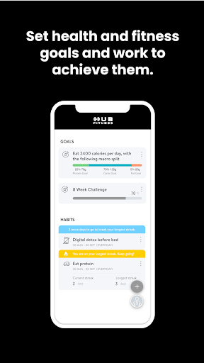 Hub Fitness App ekran görüntüsü