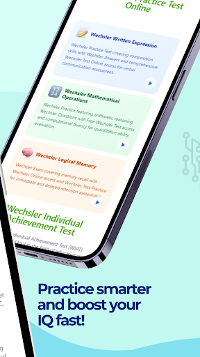 Wechsler Practice Test ekran görüntüsü
