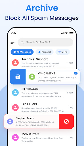 Messaging - Text SMS ekran görüntüsü