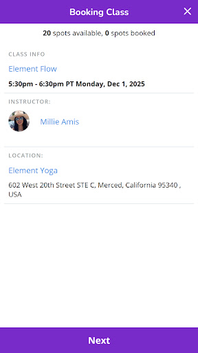 Element Yoga Shala ekran görüntüsü
