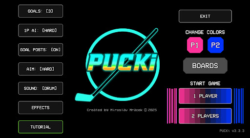 PUCKi: Tabletop Hockey game ekran görüntüsü