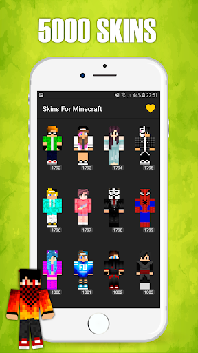 Skins for Minecraft PE ekran görüntüsü