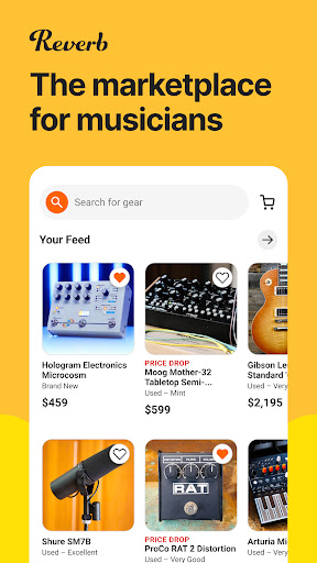 Reverb: Buy & Sell Music Gear ekran görüntüsü
