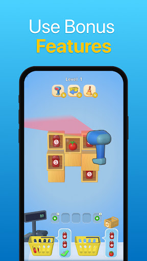 Supermarket Sort 3D: Puzzle ekran görüntüsü