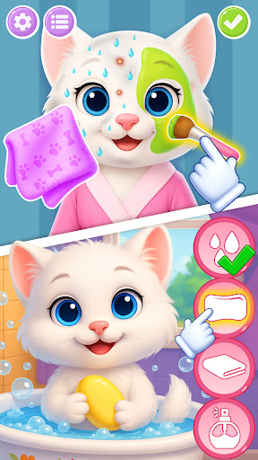 Kitty Nail Salon Daycare Cute ekran görüntüsü