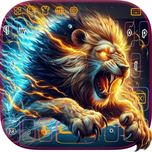 LionForce Neon Keyboard