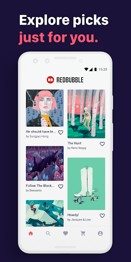 Redbubble ekran görüntüsü