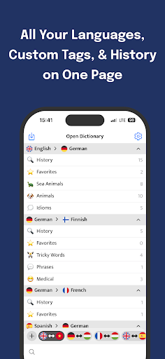 Offline German Dictionary ekran görüntüsü