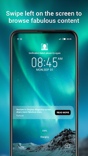 Magazine Lockscreen XOS ekran görüntüsü