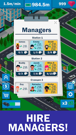 Idle gas station - fuel tycoon ekran görüntüsü