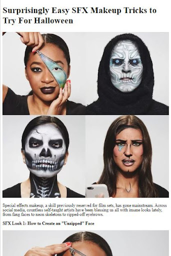 How to Do Makeup Effects ekran görüntüsü