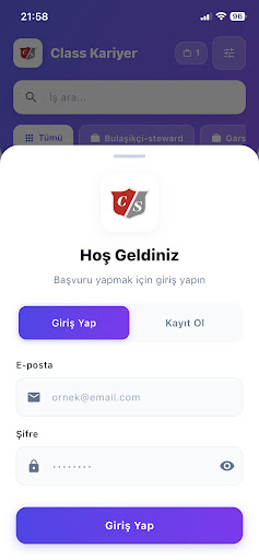 Class Kariyer ekran görüntüsü
