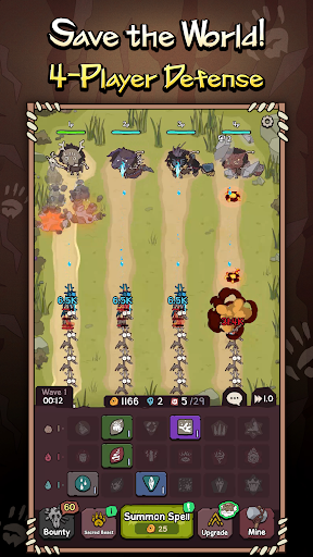 Epic Shaman Battle: 4P Defense ekran görüntüsü