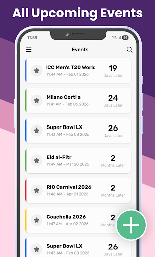 Countdown Time - Event Widget ekran görüntüsü