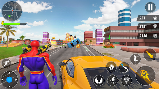 Spider Robot Hero Car Games ekran görüntüsü
