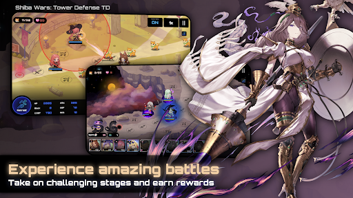 Shiba Wars: Tower Defense TD ekran görüntüsü