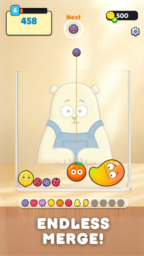 Happy Fruit: Merge Puzzle Game ekran görüntüsü