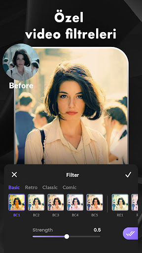 AI Video Editleme Programı ekran görüntüsü