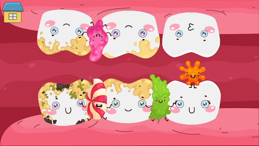Funny Teeth kid dentist care! ekran görüntüsü