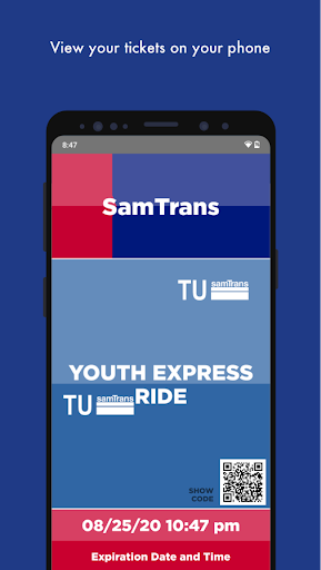 SamTrans Mobile ekran görüntüsü