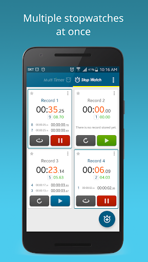 Multi Timer StopWatch ekran görüntüsü