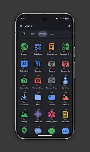 Glassy Colors Icons ekran görüntüsü