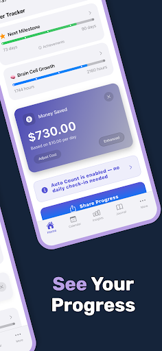 Sober Tracker: Quit Alcohol ekran görüntüsü