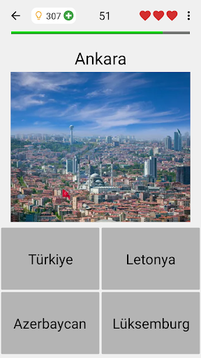Dünya tüm ülkeleri başkentleri ekran görüntüsü