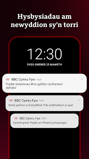 BBC Cymru Fyw ekran görüntüsü