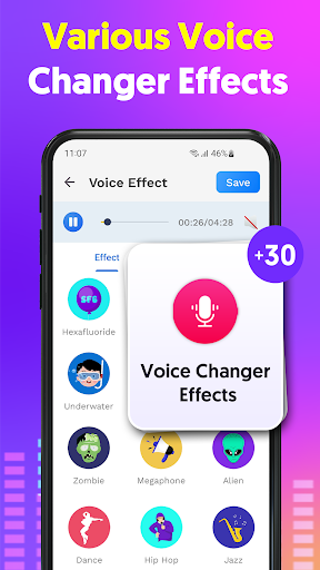Voice Changer Pro Effects ekran görüntüsü