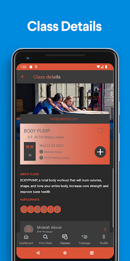 Activgyms ekran görüntüsü