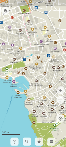 Organic Maps: Haritalar ve GPS ekran görüntüsü