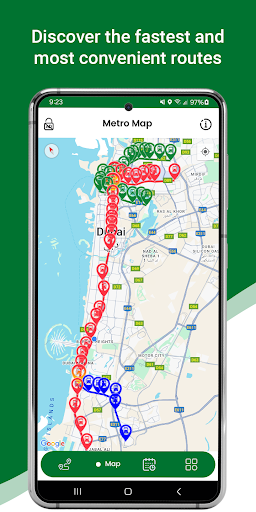 Dubai Metro Schedule & Routes ekran görüntüsü