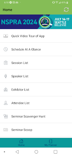 NSPRA Seminar ekran görüntüsü