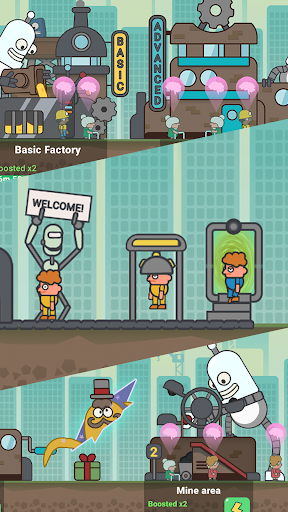 Idle Humans: Mining Game ekran görüntüsü