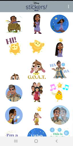 Disney Stickers: Wish ekran görüntüsü