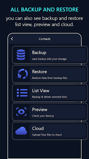 Backup and Restore All ekran görüntüsü
