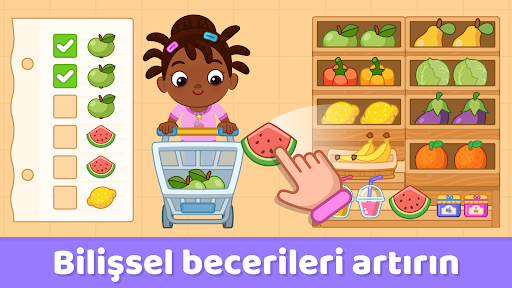 3+ Kızlar İçin Eğitici Oyunlar ekran görüntüsü
