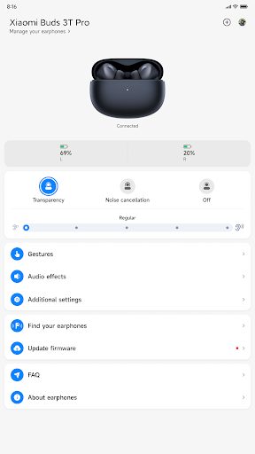 Xiaomi Earbuds ekran görüntüsü