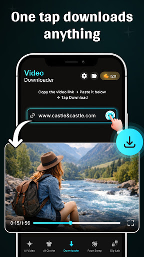 Video Downloader & Video Maker ekran görüntüsü