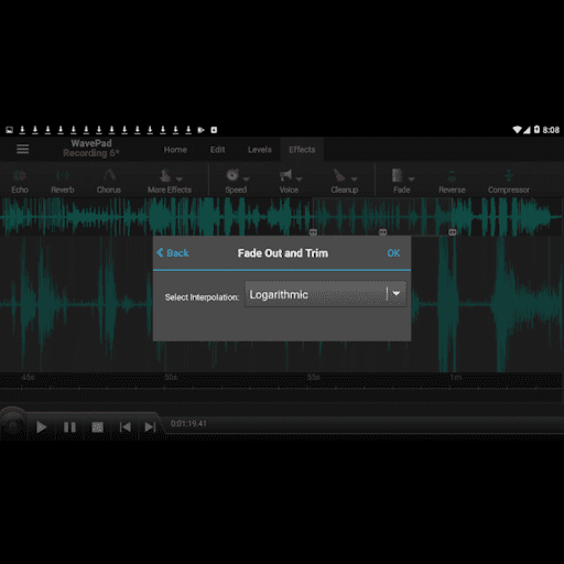 WavePad Master's Edition ekran görüntüsü