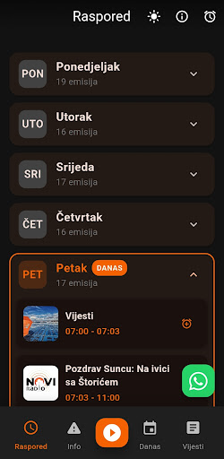 Novi radio Zadar ekran görüntüsü