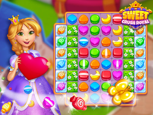 Sweet Crush Royal - Match 3 ekran görüntüsü