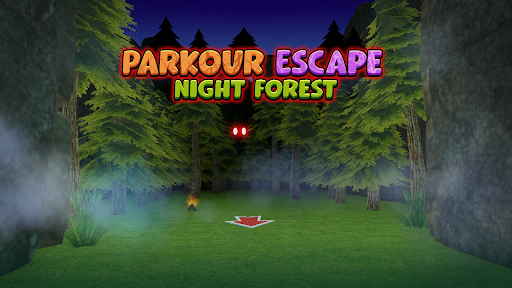 Parkour Escape: Night Forest ekran görüntüsü