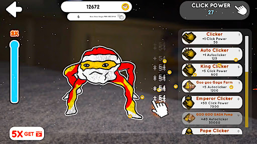 Goo Goo Gaga Clicker ekran görüntüsü